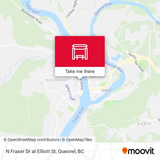 N Fraser Dr at Elliott St map