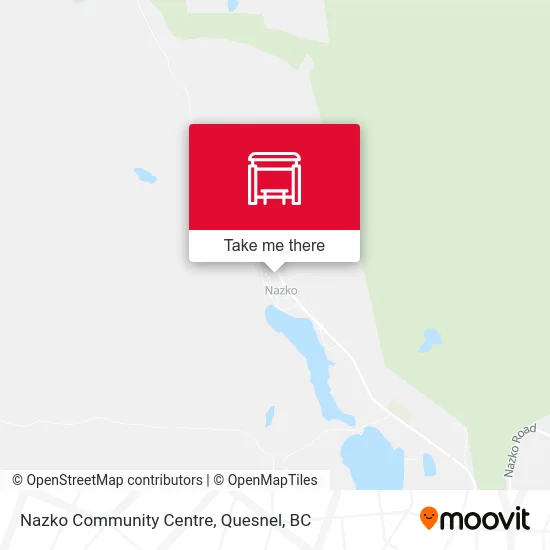 Nazko Community Centre map