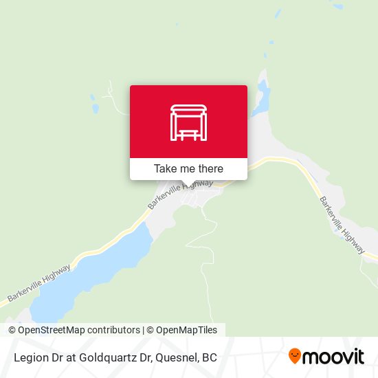 Legion Dr at Goldquartz Dr map