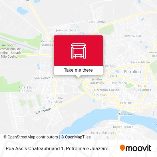 Rua Assis Chateaubriand 1 map