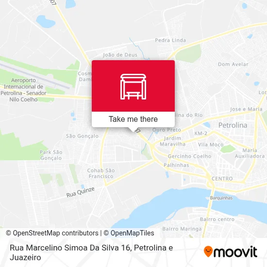 Rua Marcelino Simoa Da Silva 16 map