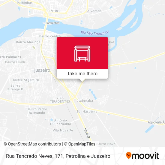 Rua Tancredo Neves, 171 map