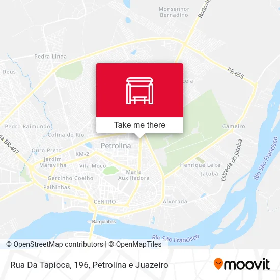 Rua Da Tapioca, 196 map