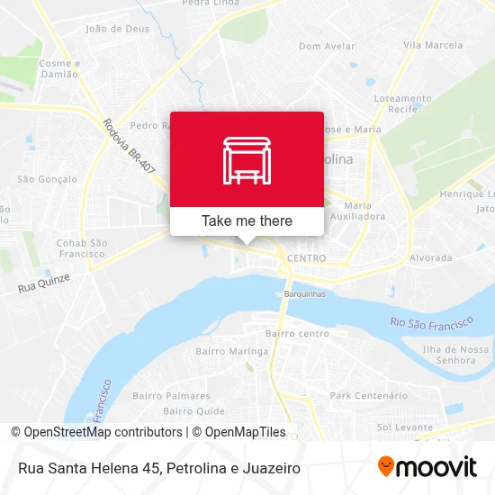 Rua Santa Helena 45 map