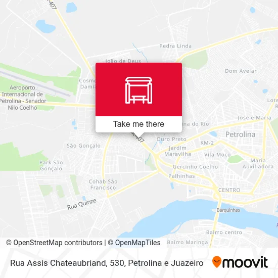 Rua Assis Chateaubriand, 530 map