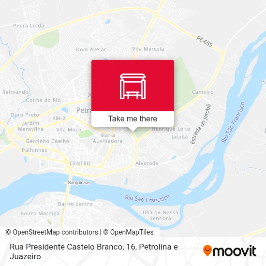 Rua Presidente Castelo Branco, 16 map