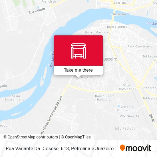 Rua Variante Da Diosese, 613 map