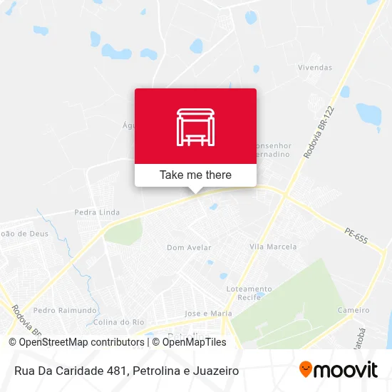 Rua Da Caridade 481 map