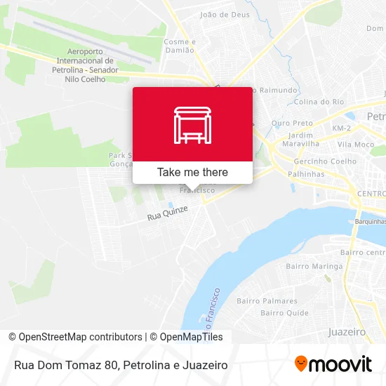 Rua Dom Tomaz 80 map