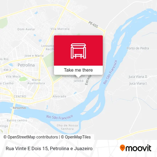 Rua Vinte E Dois 15 map