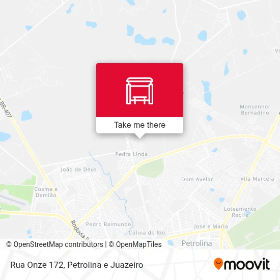 Rua Onze 172 map