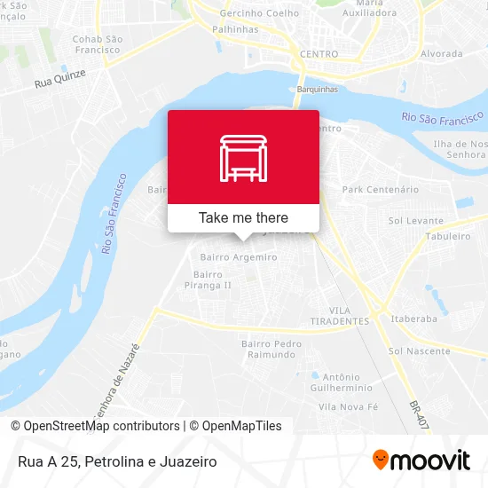 Rua A 25 map