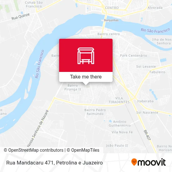 Rua Mandacaru 471 map