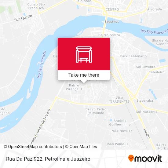 Rua Da Paz 922 map