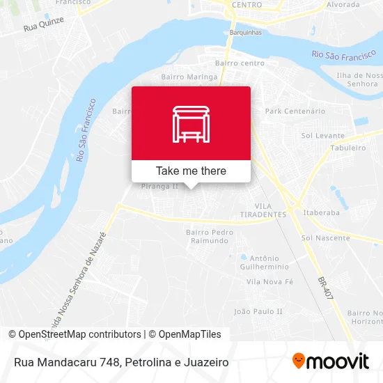 Rua Mandacaru 748 map