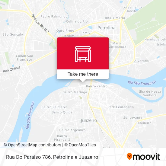 Rua Do Paraiso 786 map