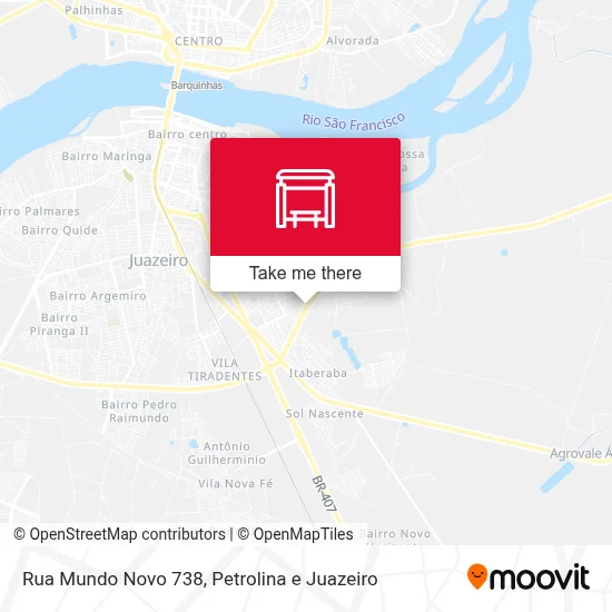 Rua Mundo Novo 738 map