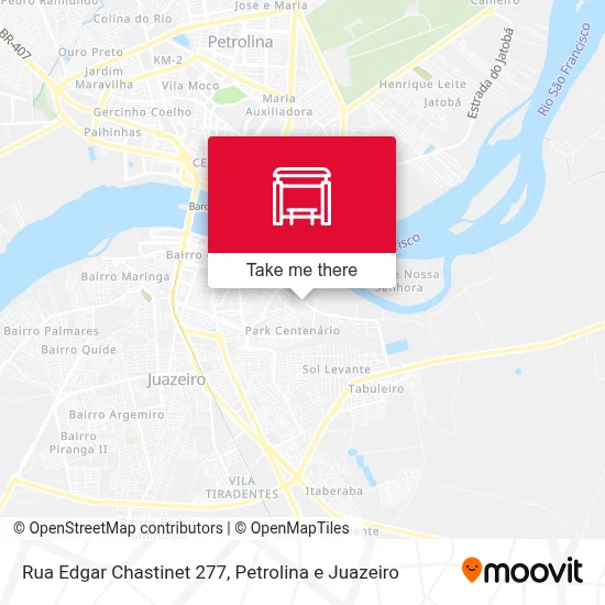 Rua Edgar Chastinet 277 map