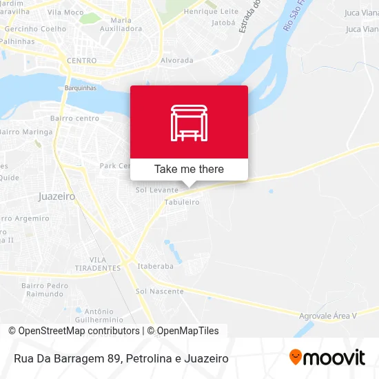 Rua Da Barragem 89 map