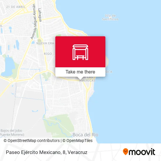 Mapa de Paseo Ejército Mexicano, 8