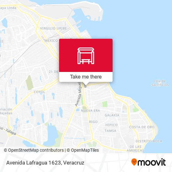 Avenida Lafragua 1623 map