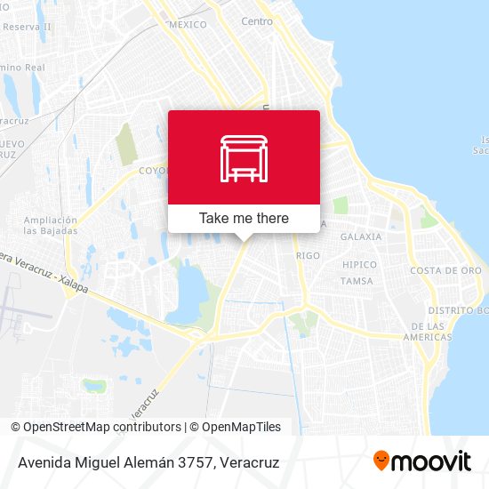 Avenida Miguel Alemán 3757 map