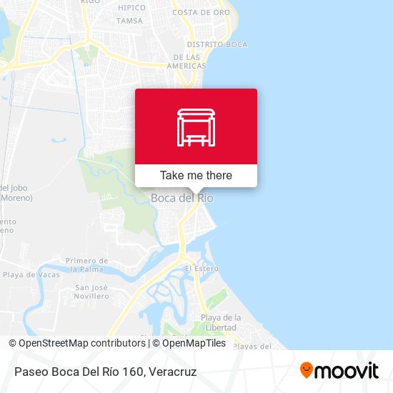 Paseo Boca Del Río 160 map