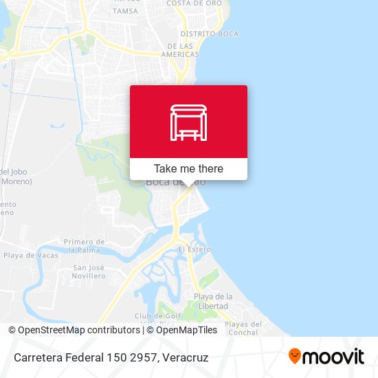 Carretera Federal 150 2957 map