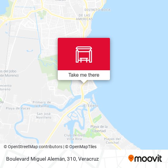 Mapa de Boulevard Miguel Alemán, 310