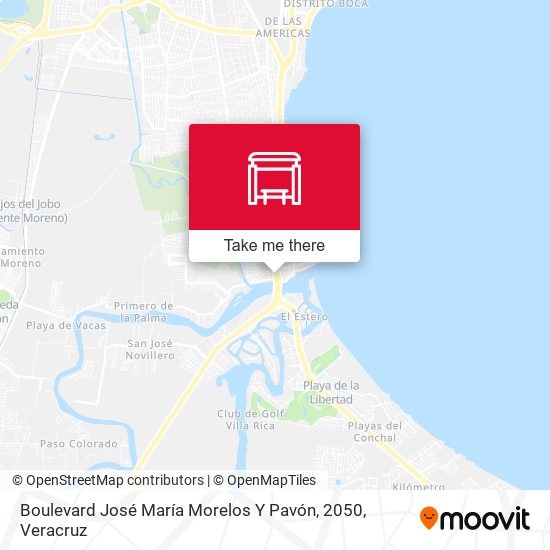 Boulevard José María Morelos Y Pavón, 2050 map