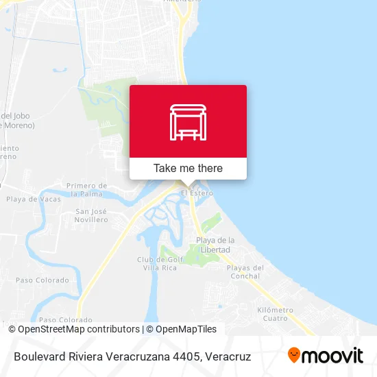 Mapa de Boulevard Riviera Veracruzana 4405