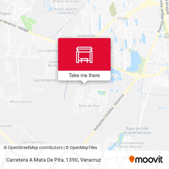 Carretera A Mata De Pita, 1390 map