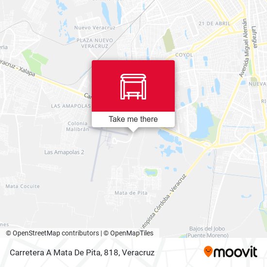 Carretera A Mata De Pita, 818 map