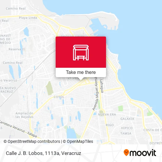 Mapa de Calle J. B. Lobos, 1113a