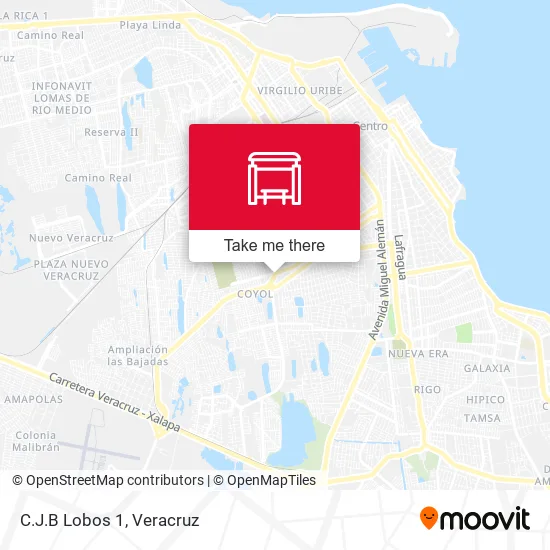 C.J.B Lobos 1 map