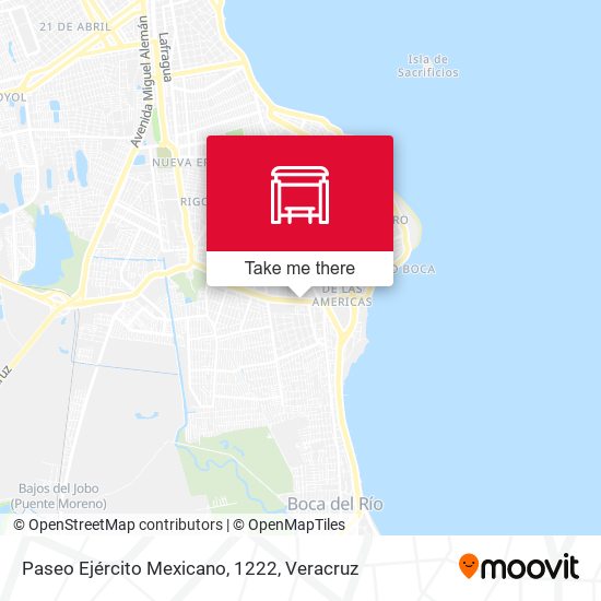 Paseo Ejército Mexicano, 1222 map