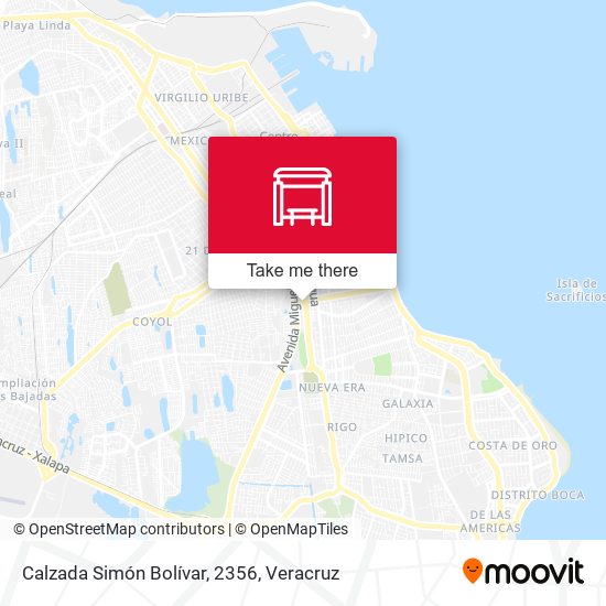 Calzada Simón Bolívar, 2356 map