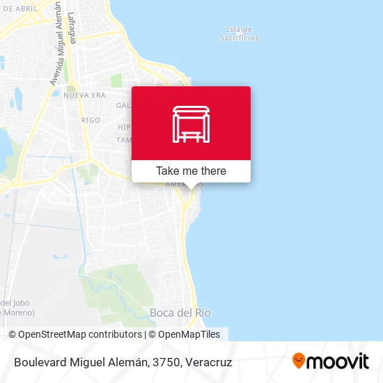 Mapa de Boulevard Miguel Alemán, 3750