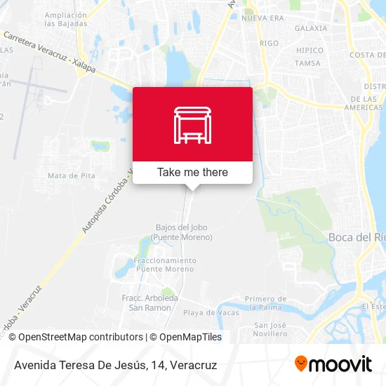 Mapa de Avenida Teresa De Jesús, 14