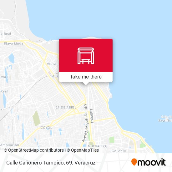 Mapa de Calle Cañonero Tampico, 69