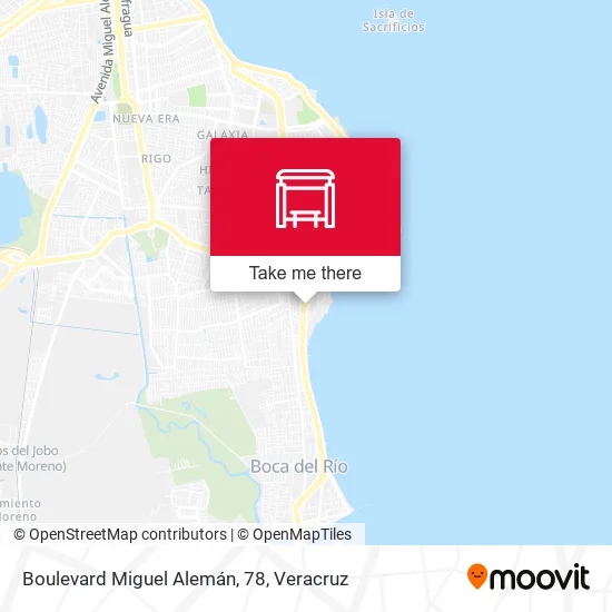Mapa de Boulevard Miguel Alemán, 78