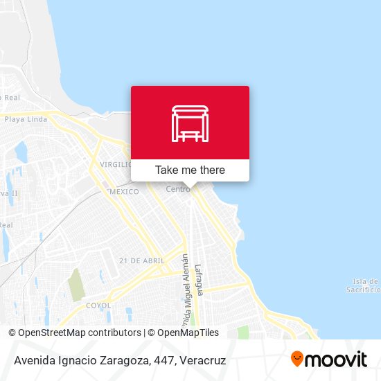 Avenida Ignacio Zaragoza, 447 map