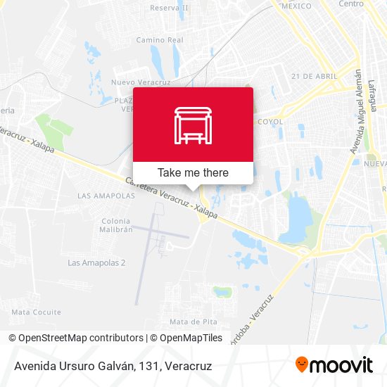 Mapa de Avenida Ursuro Galván, 131