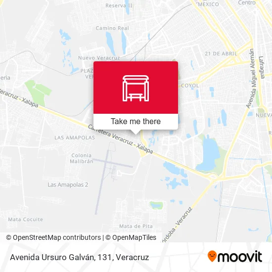 Mapa de Avenida Ursuro Galván, 131