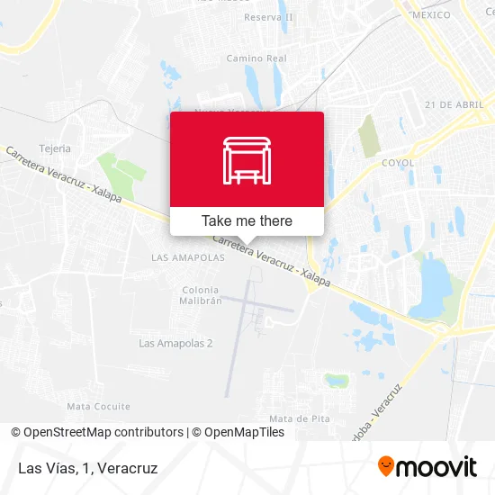 Mapa de Las Vías, 1