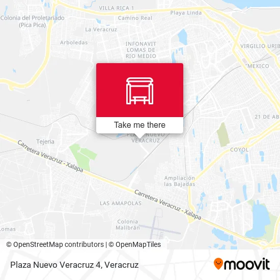Plaza Nuevo Veracruz 4 map