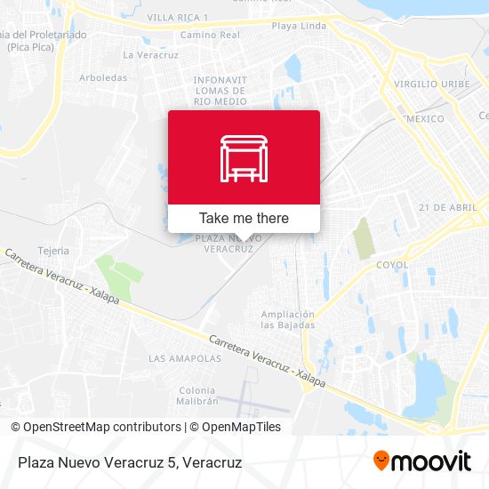 Mapa de Plaza Nuevo Veracruz 5