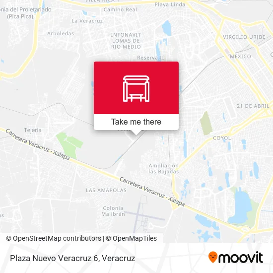 Mapa de Plaza Nuevo Veracruz 6