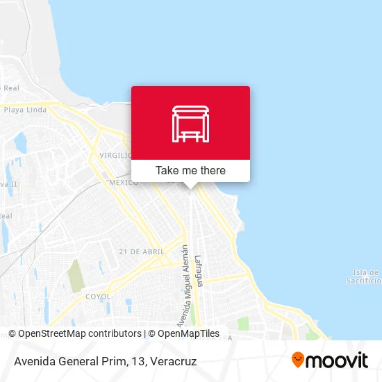 Mapa de Avenida General Prim, 13