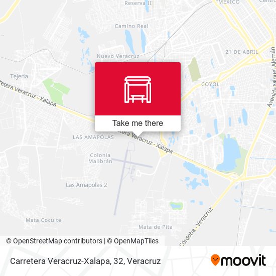 Carretera Veracruz-Xalapa, 32 map